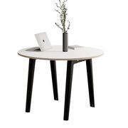 Round dining table New Modern with laminate
