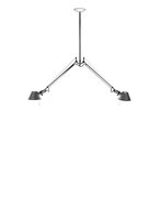 Tolomeo Sospensione 2 Bracci Alluminio Pendelleuchte von Artemide