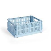 Aufbewahrungsbox mit Kunststoffdeckel Colour Crate M von Hay