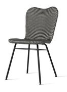 Vincent Sheppard Lily Dining Chair Steel A Base