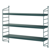 Plain-colored shelf String Pocket