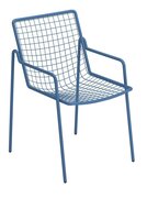 Vente de stock : lot de 4 fauteuils Rio R50 bleu marine de la marque Emu