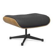 Lounge Chair Ottoman in Leder