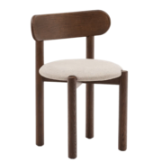 Nebai chair in chenille in a set of 2 from Kave Home