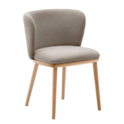 Chaise Ciselia en chenille de Kave Home