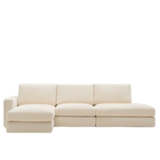 Modulares Sofa 5 Sitzer mit Chaiselongue Alea von Kave Home