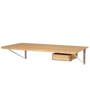Tischplatte AB019 mit Wand Schreibtisch Schublade AB020D und Aufhängung AB020S von Carl Hansen & Son
