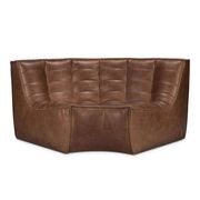 Rundes Sofaeckmodul N701 von Ethnicraft im 90° Winkel