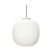 Serene Pendelleuchte Weiss von Hübsch