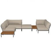 LEVEL 2 Kombination 04 - Outdoor Sofa von Houe
