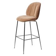 Beetle Soft bar stool with front upholstery from Gubi