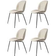 Chaise rembourrée Beetle en set de 4 de Gubi