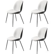 Stuhl mit Frontpolsterung Beetle im 4er Set von Gubi
