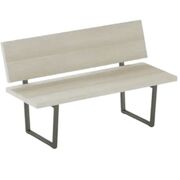 Orizon Outdoor Bank mit Rückenlehne von Fast