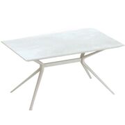 Moai outdoor table stone rectangular by Fast