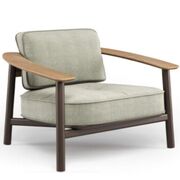 Twins Sofa 1-Sitzer -Teakholz von Emu