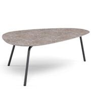 Terramare table Low table top porcelain stoneware by Emu
