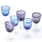 Weingläser Kobalt im 6er Set von Pols Potten