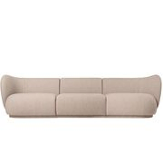 3-Sitzer Sofa Rico Soft Bouclé - Natural von Ferm Living