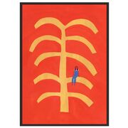 Gemälde Fond Rouge von Paper Collective