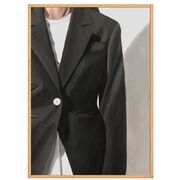 Gemälde Black Suit von Paper Collective