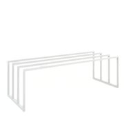 Minimalist shoe rack Bovi from Metallbude