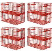Offene stapelbare Körbe Cala im 8er Set von Ferm Living