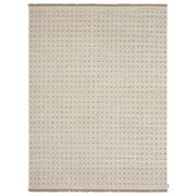 Teppich Yield Dot Naturally Coloured Fringes von Kvadrat