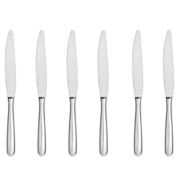 Lot de 6 couteaux à dessert « Caccia » d'Alessi