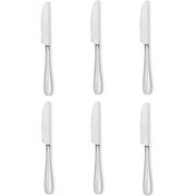 Couteaux de table « Nuovo Milano » en lot de 6 d'Alessi