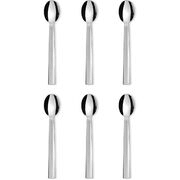 Cuillères de table, modèle rond, lot de 6, par Alessi