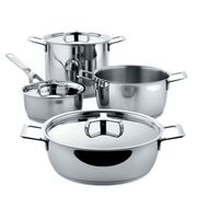 Set de casseroles 7 pièces « Pots&Pans » d'Alessi