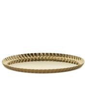 Rundes Tablett Pleats von Alessi