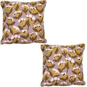 Outdoor Coussins Bouquet Sauvage Tulipe 44 x 44 cm lot de 2, de Fermob