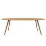 Objekte unserer Tage Tisch 'Meyer'  Oval - 220 x 115 cm,  Eiche gewachst