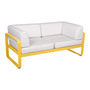 Fermob 2-Sitzer Club-Sofa 'Bellevie'  Honig 73,  Grauweiss 81