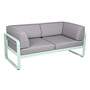 Fermob 2-Sitzer Club-Sofa 'Bellevie'  Gletscherminze A7	,  Flanellgrau 79