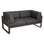 Fermob 2-Sitzer Club-Sofa 'Bellevie'  Rost 09,  Graphitgrau A3