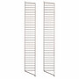 String Furniture Floor Panels / Pack 2 Braun, H: 200 cm, T: 30 cm