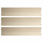 String Furniture Shelves / Pack 3 Esche, B: 78 cm, T: 20 cm