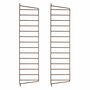 String Furniture Wall Panels / Pack 2 Braun, H: 75 cm, T: 20 cm