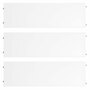 String Furniture Shelves / Pack 3 Weiss, B: 78 cm, T: 30 cm