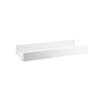 String Furniture Metal Shelf with High Edge Weiss, B: 58 cm, T: 20 cm