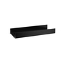 String Furniture Metal Shelf with High Edge Schwarz, B: 58 cm, T: 20 cm