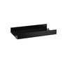 String Furniture Metal Shelf with High Edge Schwarz, B: 58 cm, T: 30 cm