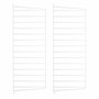 String Furniture Wall Panels / Pack 2 Weiss, H: 75 cm, T: 30 cm