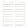 String Furniture Wall Panels / Pack 2 Beige, H: 75 cm, T: 30 cm
