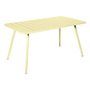 Fermob Luxembourg Tisch Zitronensorbet A6	, 143 x 80 cm