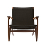 Carl Hansen & Søn Sessel 'CH25' Walnuss geölt, Papierkordel Schwarz
