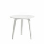 Hay Living Bella Coffee Table Ø: 45 cm / H: 39 cm , Eiche weiss lackiert